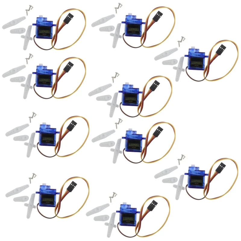 SG90 9g Digital Mini Micro Servo for RC Helicopter Airplane Mini Boat Car 180/360 Degree Rotation MG90 9G Compatible with Trex